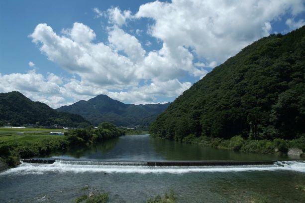 吉賀町の風景高津川