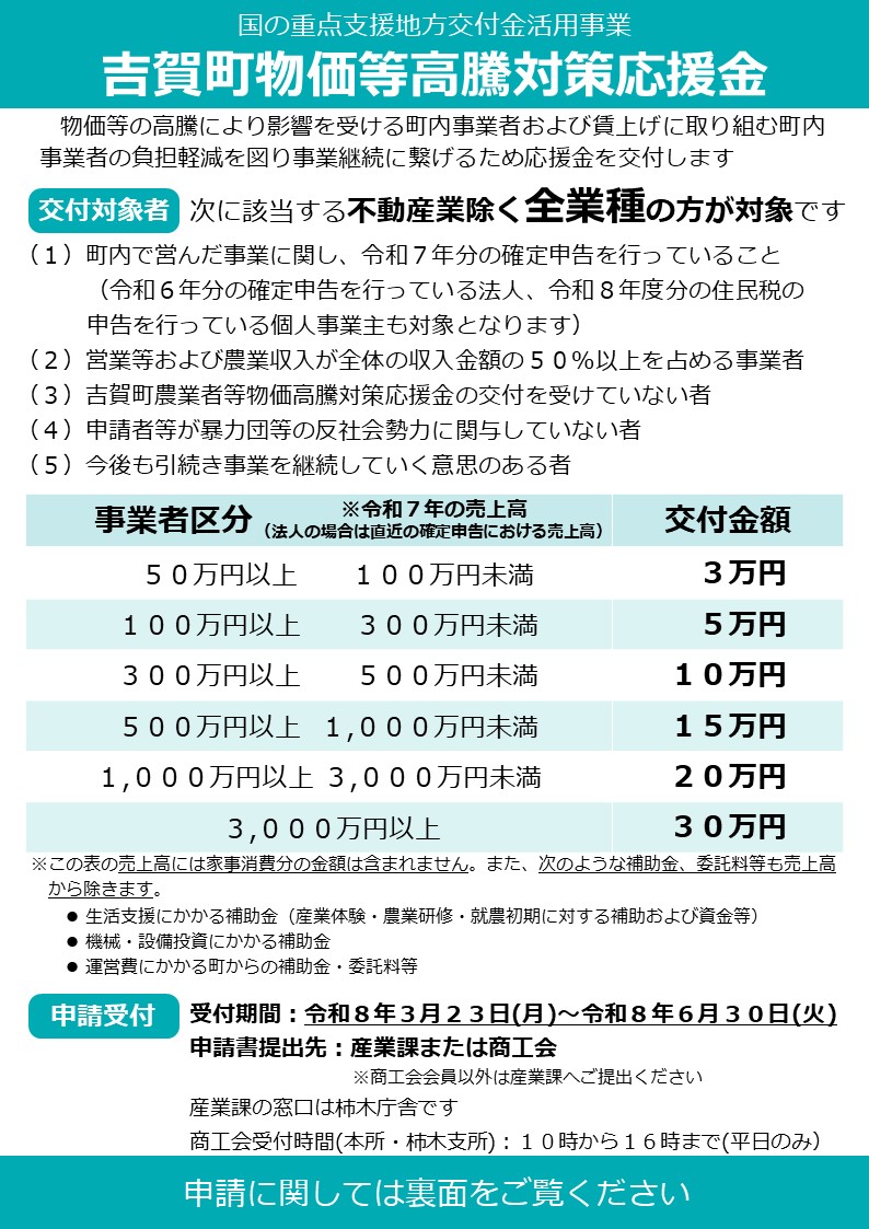 チラシ（表面）
